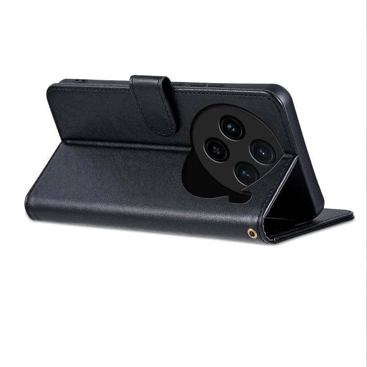 For vivo X100S AZNS Sheepskin Texture Flip Leather Phone Case(Black) - vivo Cases by AZNS | Online Shopping South Africa | PMC TechLife | Buy Now Pay Later Mobicred