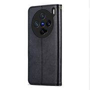 For vivo X200 Pro mini AZNS Sheepskin Texture Flip Leather Phone Case(Black)
