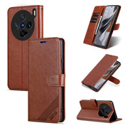 For vivo X200 Pro mini AZNS Sheepskin Texture Flip Leather Phone Case(Brown)