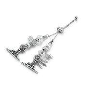 Bead Bracelet Metal Watch Band For Apple Watch Ultra 2 49mm(Silver Star)