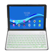 DY-M10P For Lenovo Smart Tab M10 HPD Plus TB-X606F 10.3 inch 2 in 1 Removable Magnetic ABS Bluetooth Keyboard + Protective Leather Tablet Case with Stand & Sleep / Wake-up & Pen Holder(Rose Gold)