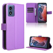 For Motorola Moto G Play 4G 2024 Diamond Texture Leather Phone Case(Purple)