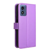 For Motorola Moto G Play 4G 2024 Diamond Texture Leather Phone Case(Purple)