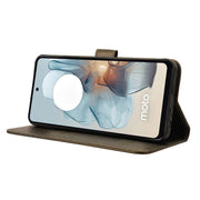 For Motorola Moto G Power 5G 2024 Diamond Texture Leather Phone Case(Brown)