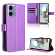 For Motorola Moto G Power 5G 2024 Diamond Texture Leather Phone Case(Purple) - Motorola Cases by PMC Jewellery | Online Shopping South Africa | PMC Jewellery | Buy Now Pay Later Mobicred