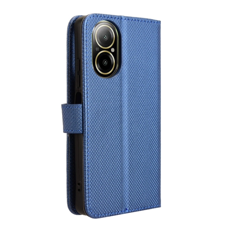 For Realme C67 4G Diamond Texture Leather Phone Case(Blue) - C67 Cases by PMC TechLife | Online Shopping South Africa | PMC TechLife | Buy Now Pay Later Mobicred