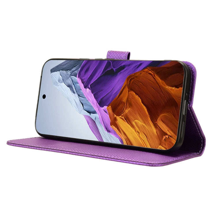 For Google Pixel 9 Diamond Texture Leather Phone Case(Purple) - Google Cases by PMC TechLife | Online Shopping South Africa | PMC TechLife | Buy Now Pay Later Mobicred