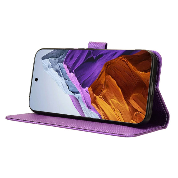 For Google Pixel 9 Diamond Texture Leather Phone Case(Purple)