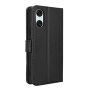 For Sony Xperia 10 VI 2024 Diamond Texture Leather Phone Case(Black)