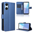For Sony Xperia 10 VI 2024 Diamond Texture Leather Phone Case(Blue) - Sony Cases by PMC Jewellery | Online Shopping South Africa | PMC Jewellery | Buy Now Pay Later Mobicred