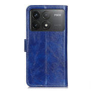 For Xiaomi Redmi K70 5G / K70 Pro 5G Retro Crazy Horse Texture Leather Phone Case(Blue)