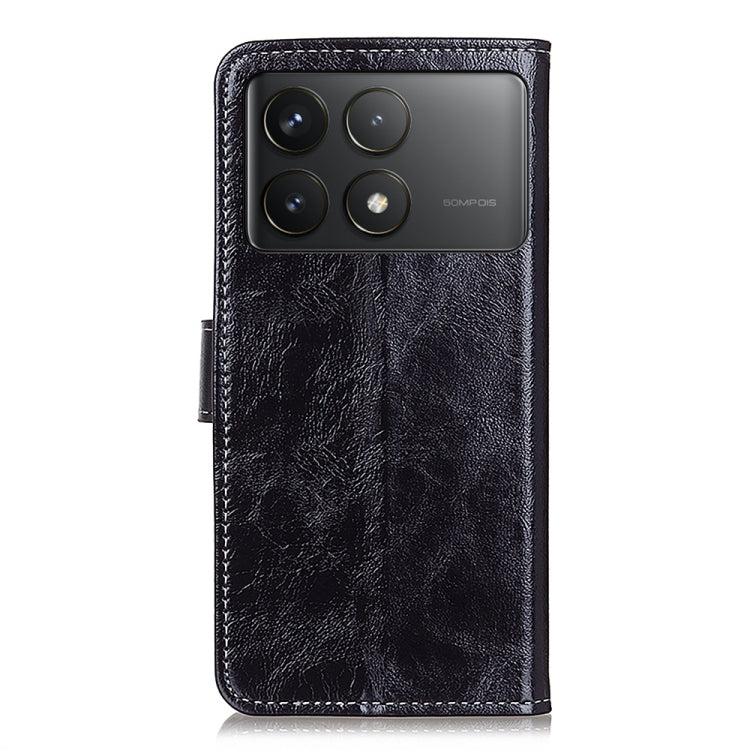 For Xiaomi Redmi K70 5G / K70 Pro 5G Retro Crazy Horse Texture Leather Phone Case(Black) - Xiaomi Cases by PMC Jewellery | Online Shopping South Africa | PMC Jewellery | Buy Now Pay Later Mobicred