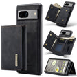 For Google Pixel 7A DG.MING M1 Series 3-Fold Multi Card Wallet + Magnetic Phone Case(Black) - Google Cases by DG.MING | Online Shopping South Africa | PMC TechLife | Buy Now Pay Later Mobicred
