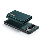 For Google Pixel 8 Pro DG.MING M1 Series 3-Fold Multi Card Wallet + Magnetic Phone Case(Green)