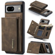 For Google Pixel 8A DG.MING M1 Series 3-Fold Multi Card Wallet + Magnetic Phone Case(Coffee) - Google Cases by DG.MING | Online Shopping South Africa | PMC TechLife | Buy Now Pay Later Mobicred