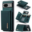 For Google Pixel 8A DG.MING M1 Series 3-Fold Multi Card Wallet + Magnetic Phone Case(Green) - free shipping - PMC TechLife - Order now!