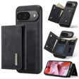 For Google Pixel 9 / 9 Pro DG.MING M1 Series 3-Fold Multi Card Wallet + Magnetic Phone Case(Black) - Google Cases by DG.MING | Online Shopping South Africa | PMC Jewellery | Buy Now Pay Later Mobicred