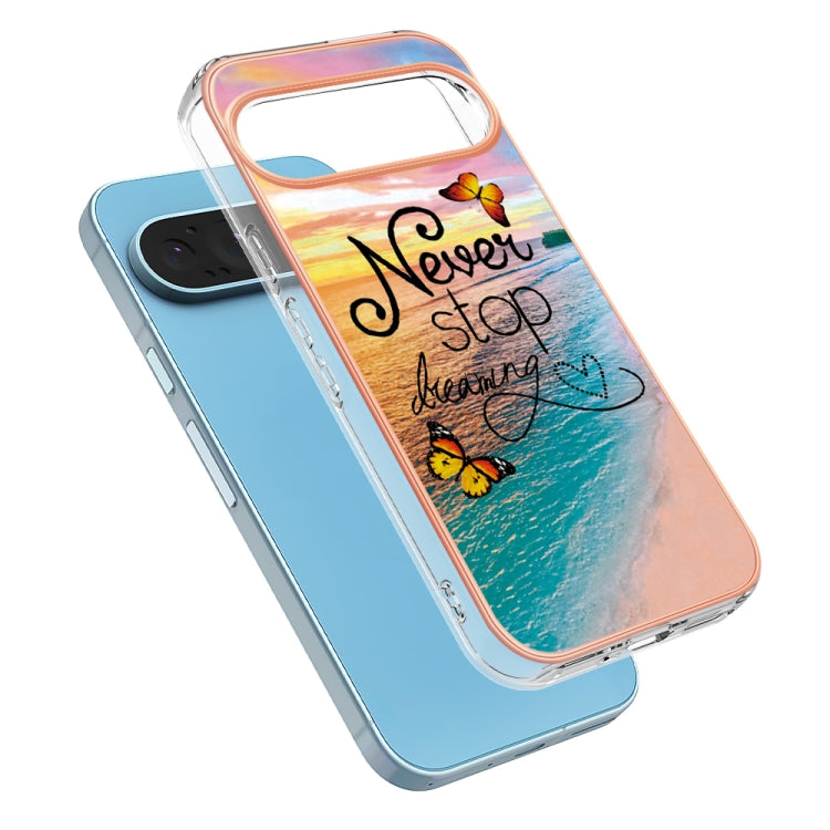 For Google Pixel 9 / 9 Pro Electroplating IMD TPU Phone Case(Dream Butterfly) - Google Cases by PMC TechLife | Online Shopping South Africa | PMC TechLife | Buy Now Pay Later Mobicred