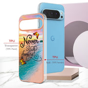 For Google Pixel 9 / 9 Pro Electroplating IMD TPU Phone Case(Dream Butterfly)