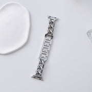 Big Denim Chain Metal Watch Band For Apple Watch Ultra 2 49mm(Silver)