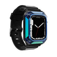 Armor Case Integrated TPU Watch Band For Apple Watch Ultra 2 49mm(Blue) - Watch Bands by PMC TechLife | Online Shopping South Africa | PMC TechLife | Buy Now Pay Later Mobicred