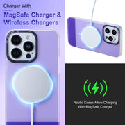 For iPhone 15 PC + TPU IMD MagSafe Magnetic Phone Case(Black)
