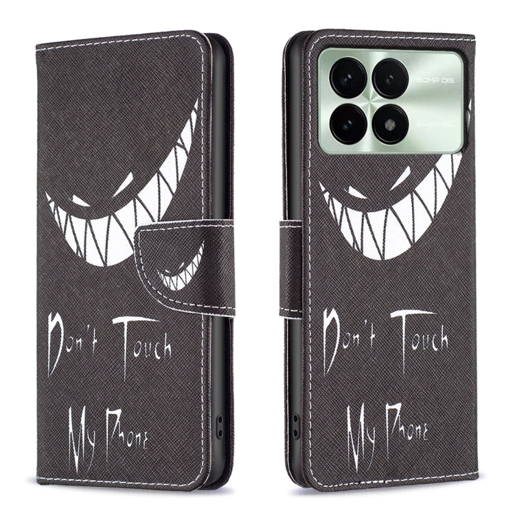 For Xiaomi Redmi K70 / K70 Pro Colored Drawing Pattern Leather Phone Case(Smirk) - free shipping - PMC Jewellery - Order now!