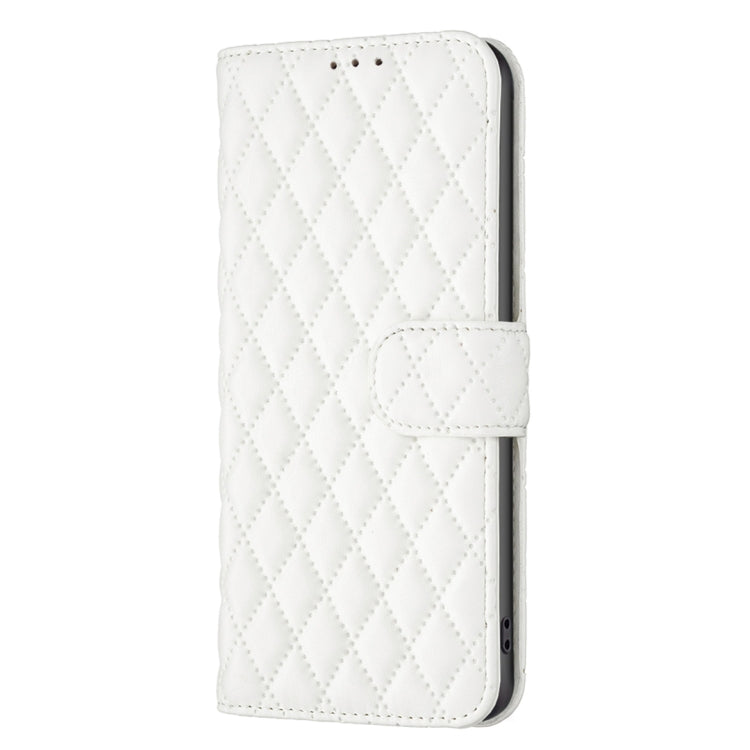 For Google Pixel 9 Pro Diamond Lattice Wallet Leather Flip Phone Case(White) - Google Cases by PMC TechLife | Online Shopping South Africa | PMC TechLife | Buy Now Pay Later Mobicred