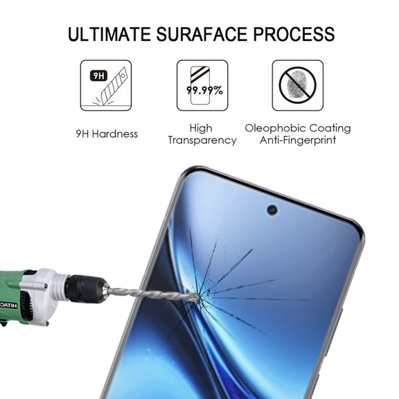 For vivo X200 Pro 25pcs 3D Curved Edge Full Screen Tempered Glass Film(Black)