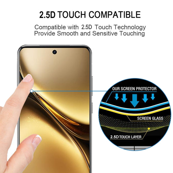 For vivo X200 25pcs 3D Curved Edge Full Screen Tempered Glass Film