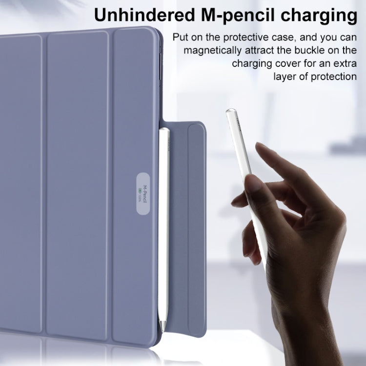 For Huawei Matepad Pro 10.8 3-fold Double-sided Clip Buckle Magnetic Smart Tablet Case(Black) - Huawei by PMC TechLife | Online Shopping South Africa | PMC TechLife | Buy Now Pay Later Mobicred