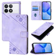 For Xiaomi Redmi K70 / K70 Pro Skin Feel Embossed Leather Phone Case(Light Purple) - K70 Cases by PMC Jewellery | Online Shopping South Africa | PMC Jewellery | Buy Now Pay Later Mobicred