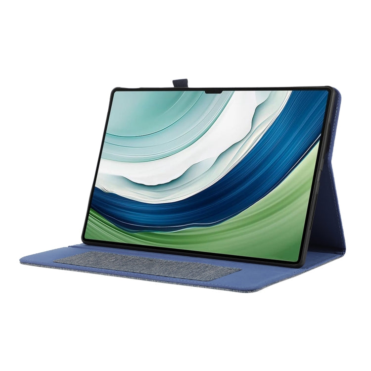 For Huawei MatePad Pro 13.2 Fabric Leather Tablet Case(Blue) - Huawei by PMC TechLife | Online Shopping South Africa | PMC TechLife | Buy Now Pay Later Mobicred