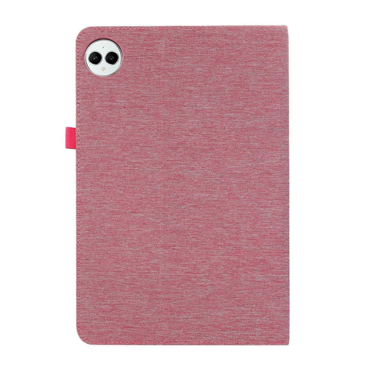 For Huawei MatePad Pro 13.2 Fabric Leather Tablet Case(Rose Red) - Huawei by PMC TechLife | Online Shopping South Africa | PMC TechLife | Buy Now Pay Later Mobicred