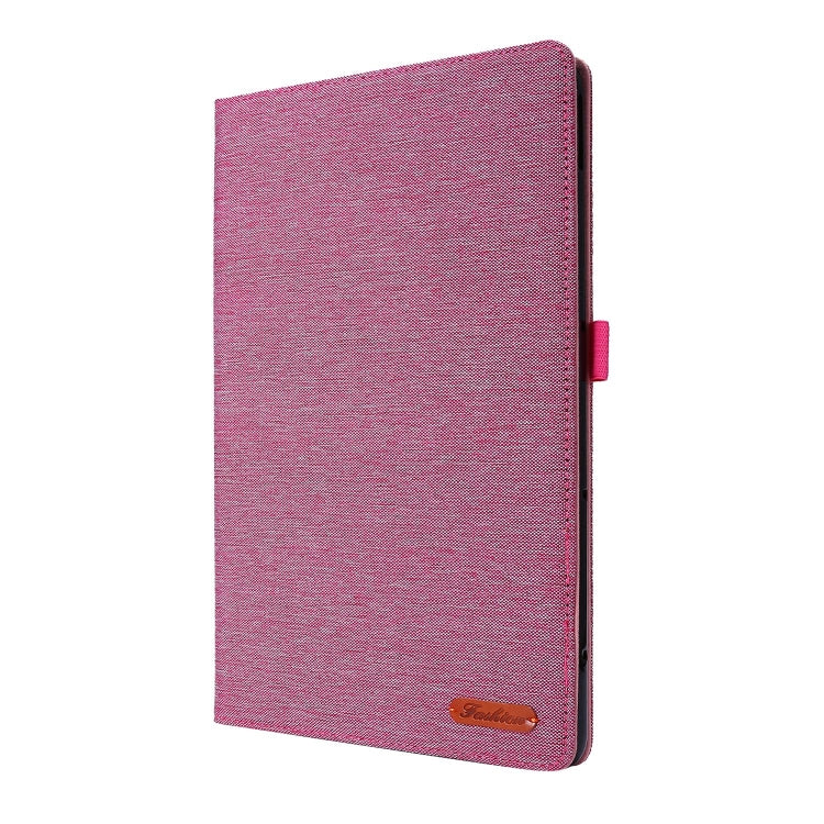 For Huawei MatePad SE 11 2024 Fabric Leather Tablet Case(Rose Red) - Huawei by PMC Jewellery | Online Shopping South Africa | PMC Jewellery | Buy Now Pay Later Mobicred