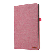 For Huawei MatePad Pro 12.2 2024 Fabric Leather Tablet Case(Rose Red)