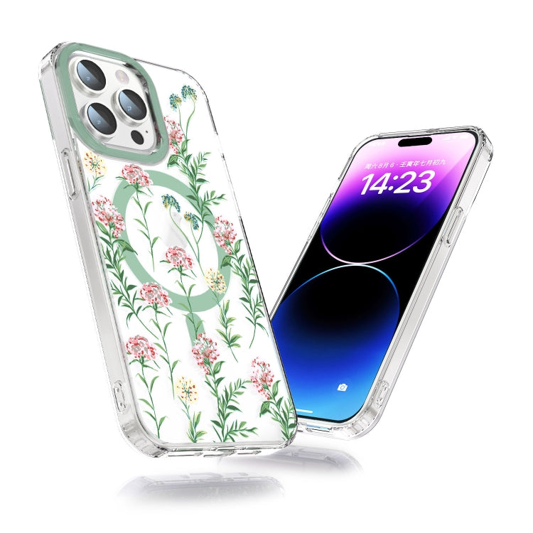 For iPhone 11 Pro Max MagSafe Magnetic TPU Phone Case(Vine Rose) - free shipping - PMC TechLife - Order now!