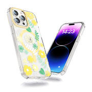 For iPhone 15 MagSafe Magnetic TPU Phone Case(Yellow Chrysanthemum)