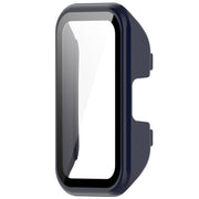 For Huawei Band 10 / 9 / 8 PC + Tempered Film Integrated Protective Watch Case(Ink Blue)
