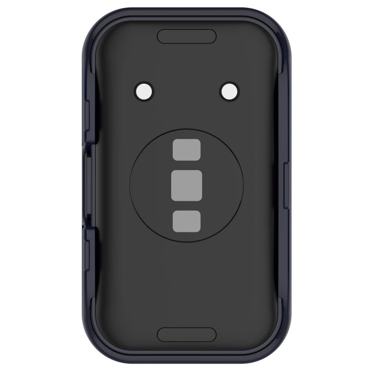 For Huawei Band 10 / 9 / 8 PC + Tempered Film Integrated Protective Watch Case(Ink Blue) - Watch Cases by PMC TechLife | Online Shopping South Africa | PMC TechLife | Buy Now Pay Later Mobicred
