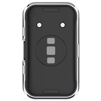 For Huawei Band 10 / 9 / 8 PC + Tempered Film Integrated Protective Watch Case(Transparent White) - Watch Cases by PMC Jewellery | Online Shopping South Africa | PMC Jewellery | Buy Now Pay Later Mobicred