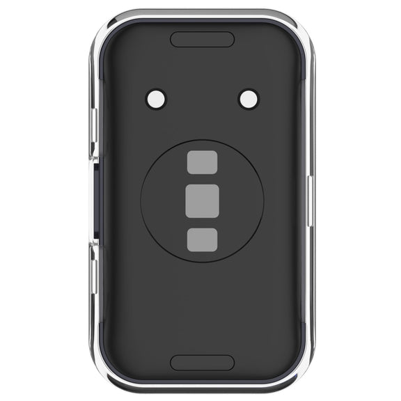 For Huawei Band 10 / 9 / 8 PC + Tempered Film Integrated Protective Watch Case(Transparent White)