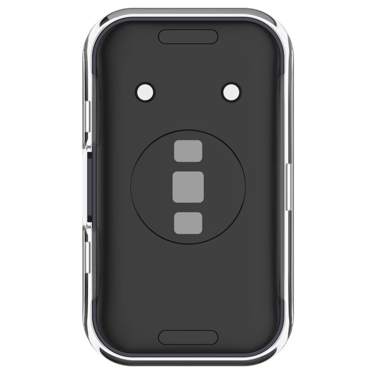 For Huawei Band 10 / 9 / 8 PC + Tempered Film Integrated Protective Watch Case(Transparent White)