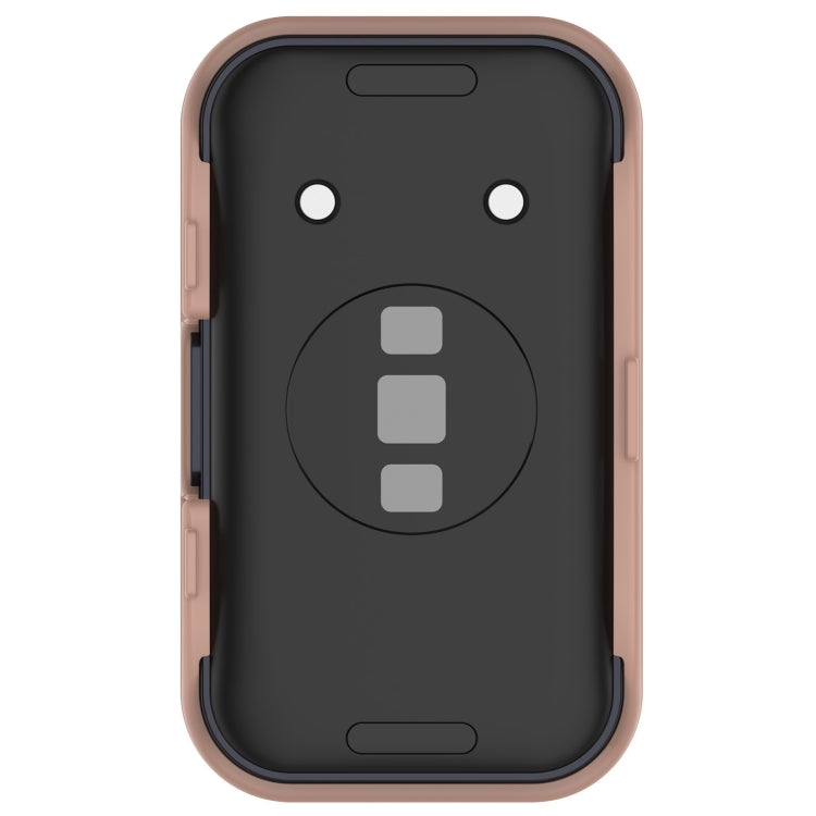 For Huawei Band 10 / 9 / 8 PC + Tempered Film Integrated Protective Watch Case(Pink) - Watch Cases by PMC Jewellery | Online Shopping South Africa | PMC Jewellery | Buy Now Pay Later Mobicred