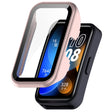For Huawei Band 10 / 9 / 8 PC + Tempered Film Integrated Protective Watch Case(Matte Powder) - free shipping - PMC TechLife - Order now!