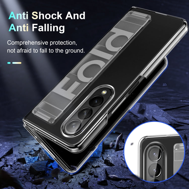 For Samsung Galaxy Z Fold4 Silicone Wristband Holder Foldable Phone Case(White) - Galaxy Z Fold4 5G Cases by PMC TechLife | Online Shopping South Africa | PMC TechLife