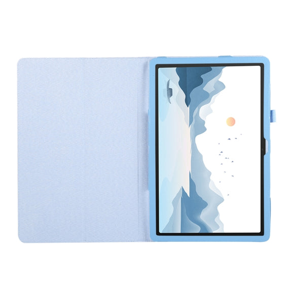 For Lenovo Xiaoxin Pad 11 2024 / M11 Litchi Texture Leather Tablet Case(Light Blue)
