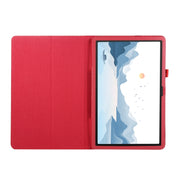 For Lenovo Xiaoxin Pad 11 2024 / M11 Litchi Texture Leather Tablet Case(Red)