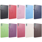 For Lenovo Xiaoxin Pad 11 2024 / M11 Litchi Texture Leather Tablet Case(Red)