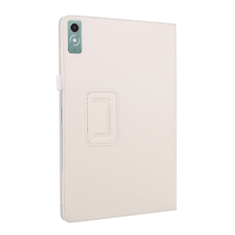 For Lenovo Xiaoxin Pad 11 2024 / M11 Litchi Texture Leather Tablet Case(White)